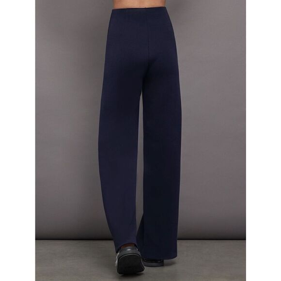NWT Carbon38 Navy High Waisted Scuba Pant - Picture 3 of 10